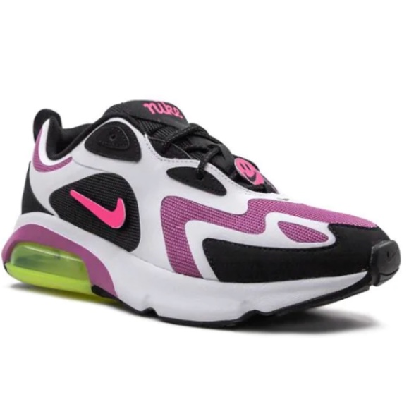 NWT NIKE WMNS AIR MAX 200 ( Black, pink and white) size 8.5 - Picture 3 of 8